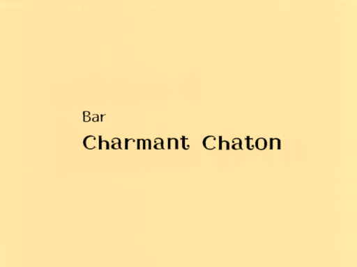 Bar Charmant Chaton