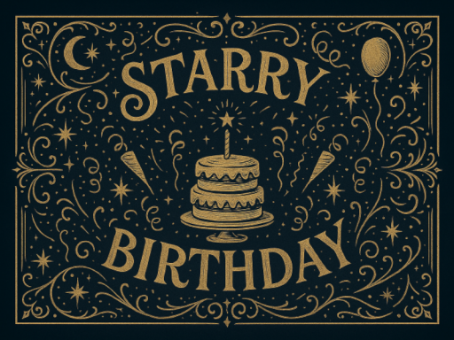 星空咖啡馆 生日版 Starry Cafe Birthday Party