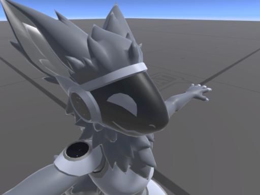 Protogen just a protogen sitting in a world