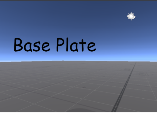 literally just a baseplate