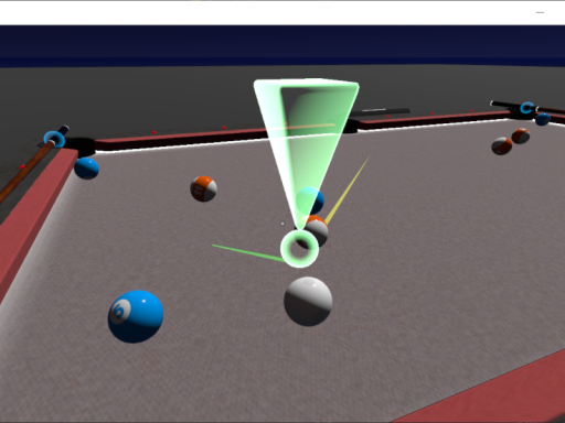 Practice with image ball （billiards） イメージボールで練習（ビリヤード）