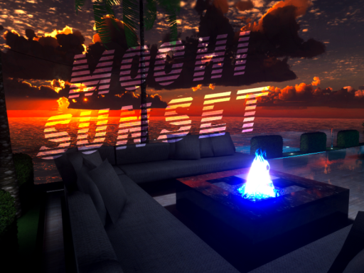 mochi sunset