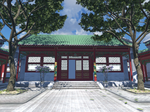 四合院 four courtyards lookdev