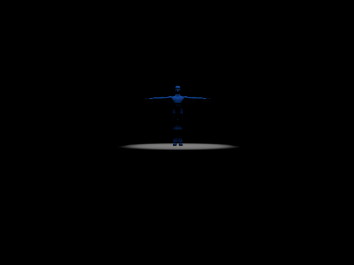 Literaly a world with a single tposing VRChat tutorial avatar
