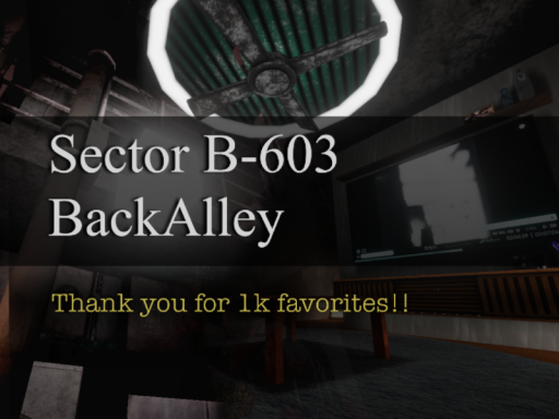 夜中の裏路地-Sector B-603-BackAlley