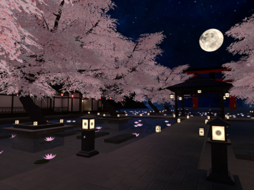 夜桜ノ庭