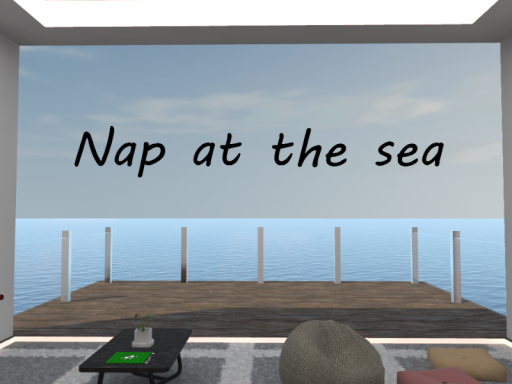 Nap at the sea