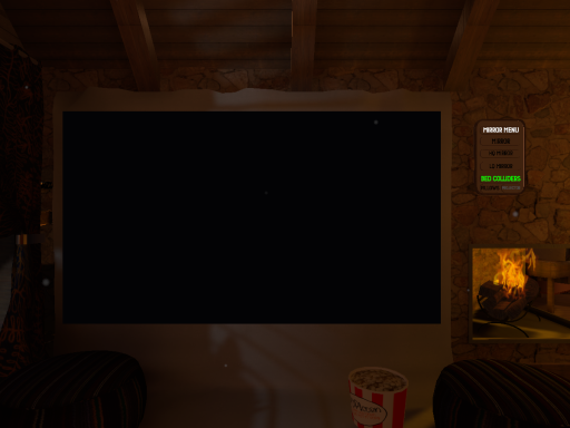 cozy dark room