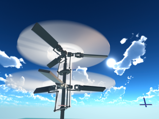 coaxial rotors shader demo