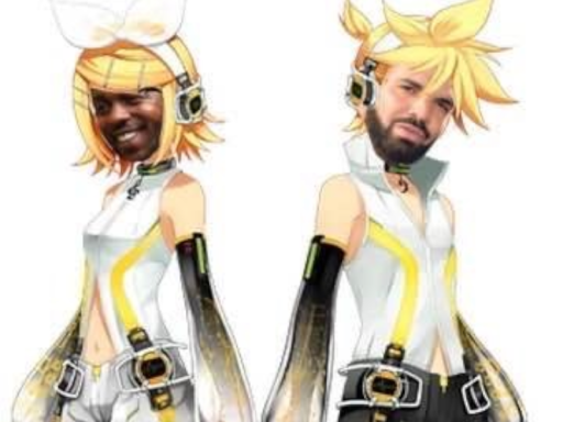 Rin and Len land