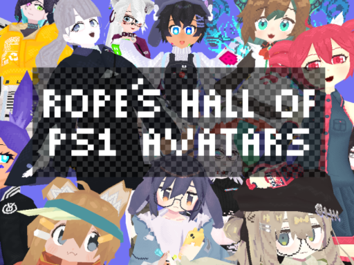 Rope's Hall of PS1 Avatars