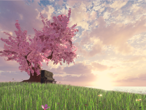 Rest under a sakura
