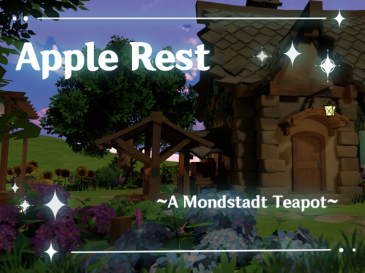 Apple Rest - A Mondstadt Teapot