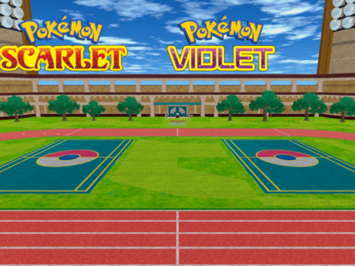 Naranja⁄Uva Academy School Yard （Pokemon Scarlet and Violet）