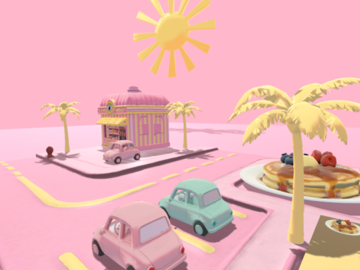 Pinky Town ⁄ Tripo3D Demo World