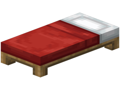 A Giant Minecraft Bed In Space For Watching Videos