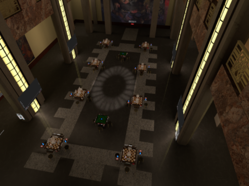 Palace of fine arts⁄Bellas Artes˸ Mahjong⁄Chess