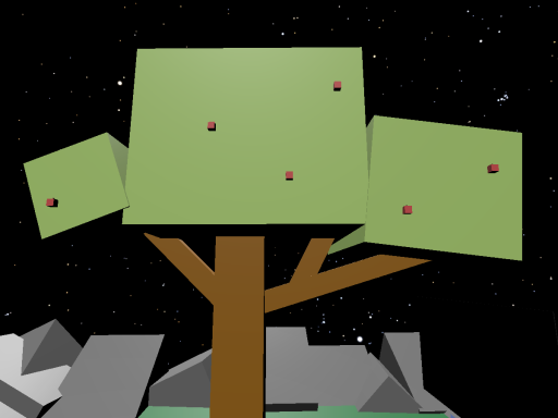 Floating Islands In Space