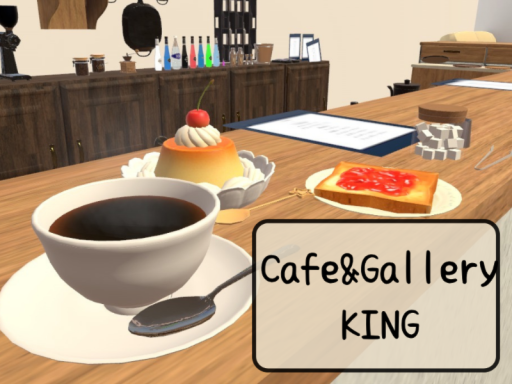 cafe＆gallery KING