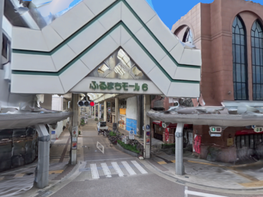 新潟市 古町モール5‚6‚7 商店街フォトグラメトリ