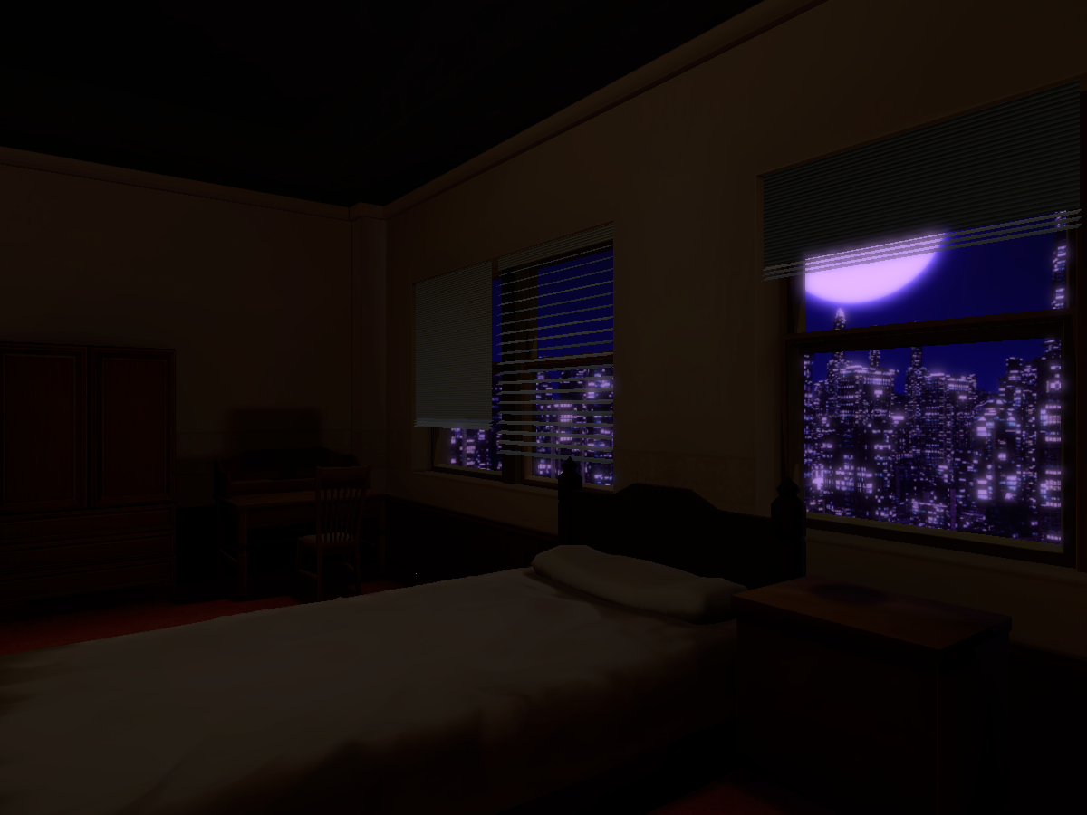 Neon City Bedroom