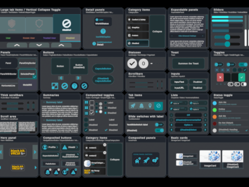 VRCUI˸ Examples catalog