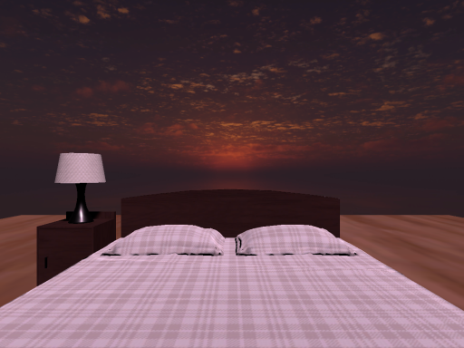 Bed in the sky