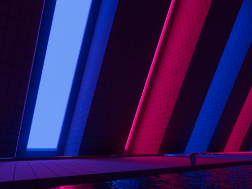 Anaglyph Poolroom