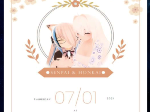 ＂Best Ultimate Super Beta Gamma Wedding world in the Universe For Senpai ＆ Honkai＂
