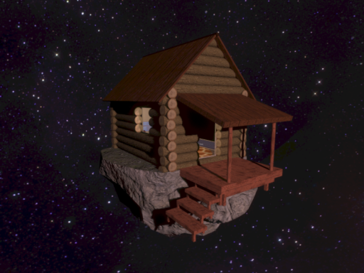 Cozy House in Space