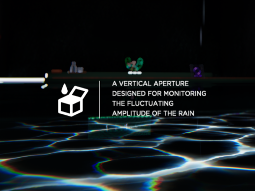 A Vertical Aperture Designed for Monitoring the Fluctuating Amplitude of the Rain