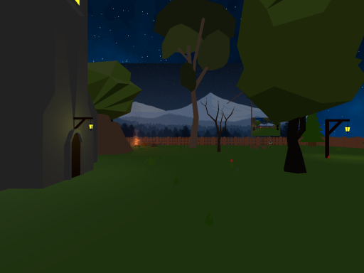 Summer Park Low Poly
