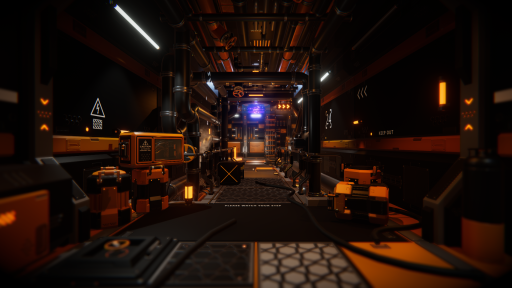 Sci-Fi Corridor - Scene 1