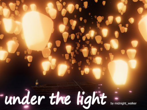 under the light