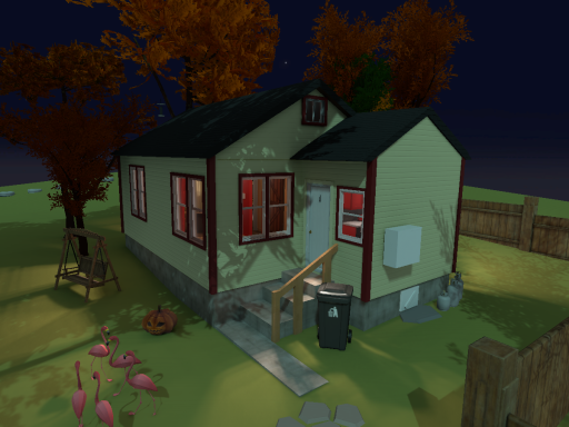photographotter house at night