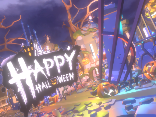 Halloween graveyard