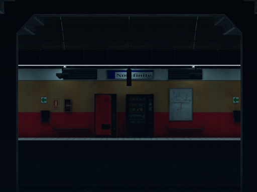 Non-finite metro space