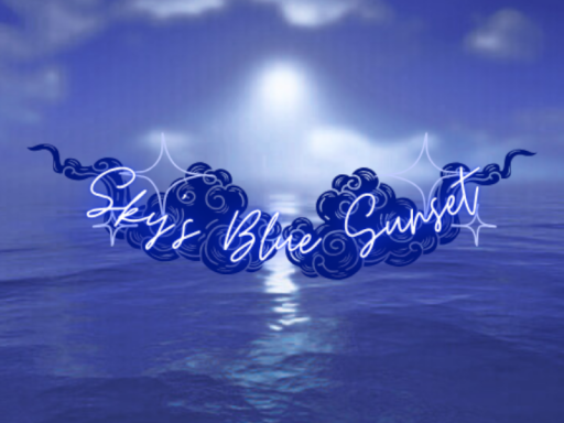 Sky's Blue Sunset