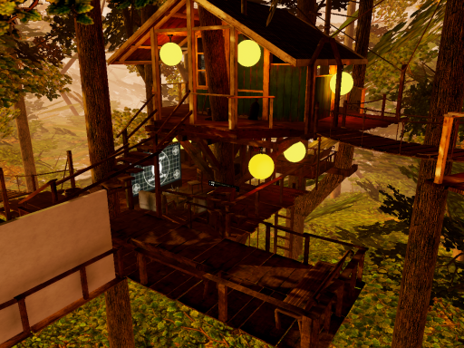 Treehouse at Dawn