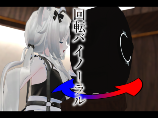 回転ヘッド バイノーラルルーム