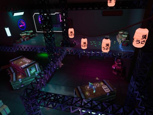 Cyber Alley Mahjong