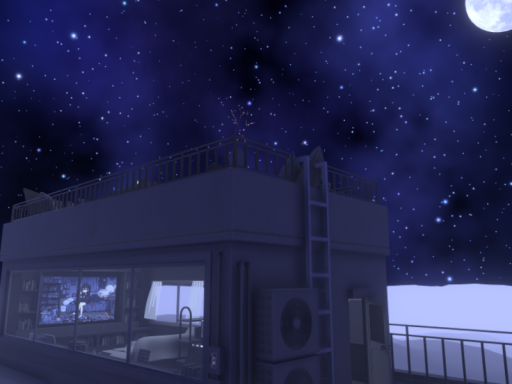 雲より高いところで夜を過ごす