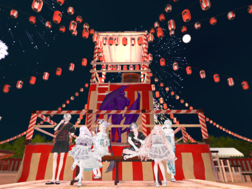 お祭り会場