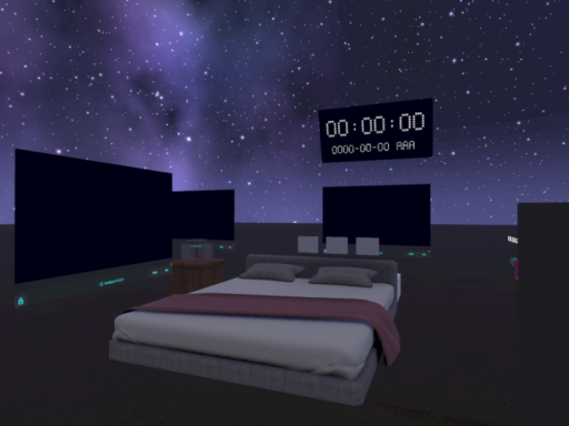 ［作業］星空とベッド