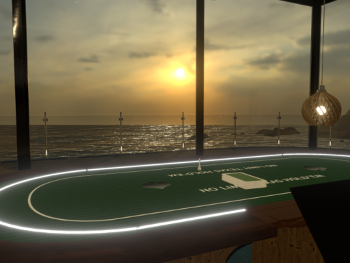 Gamble at dusk