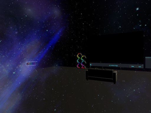 Random space world