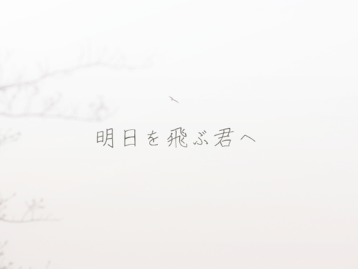 明日を飛ぶ君へ