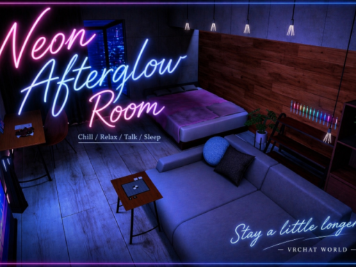 Neon Afterglow Room