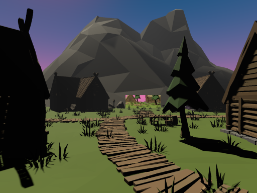 Cooperǃǃǃ's Low Poly Village Hangout
