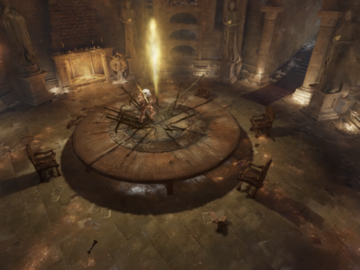 ELDEN RING Divine Blessing Round table